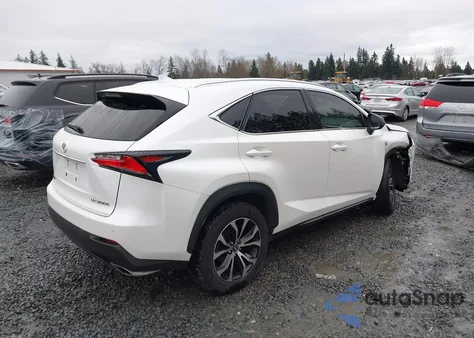 2015 Lexus Nx 200T F Sport z USA, uszkodzony, nr VIN JTJBARBZ8F2010176